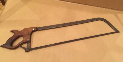 Vintage Antique Large Butcher Meat Bone Saw. Deer Processing Saw.