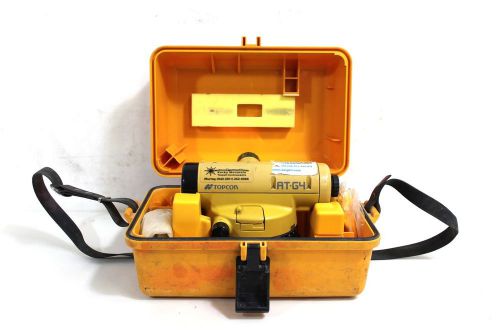 Topcon precision at-g4, high acccuracy auto level w/ transport case for sale