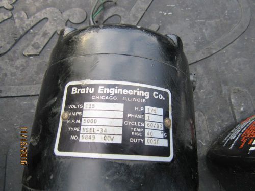 Motor small ac dc brafu engineering 5000 rpm for sale