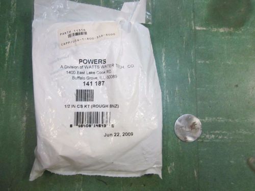 POWERS 141-187 1/2&#034; CHECKSTOP VALVES (NICS)