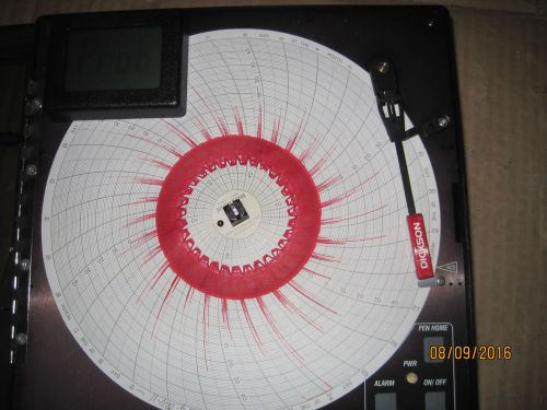 Dickson TH805  8&#034; Chart Temperature &amp; Humidity Recorder Lot N737