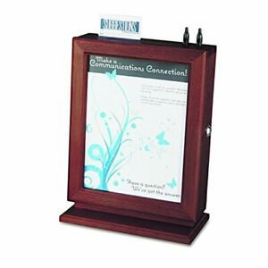 4236MH Customizable Wood Suggestion Box Mahogany