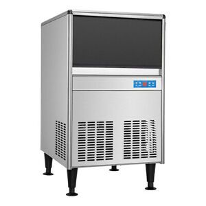 21&#034; Undercounter Ice Maker Full Size Cube Air Cooled 125 lb.