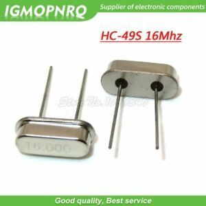 20pcs/lot 16.000MHZ 16.000M 16M 16MHZ 16 MHZ 16M HZ DIP Crystal Oscillator HC-49