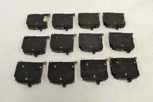 Lot 12 square d assorted qob qob115 qob120 circuit breaker 15a 20a amp b303194 for sale