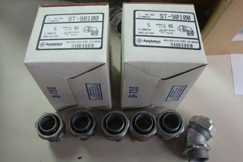 Lot of 16 appleton sealtite (liquidtite) 1 inch fittings never used! for sale