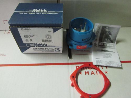 MELTRIC  63-68043 DSN60 PLUG 60 AMP 480 VOLT 20HP TYPE 4X