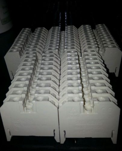 SIEMENS 8WA1-011-1DG11 TERMINAL BLOCK 4MM2 IEC 800V (lot of 40)