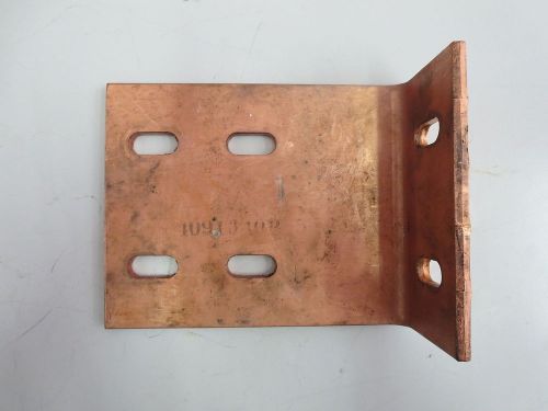 6.375&#034; x 5.0&#034; x 0.25&#034; thk x 2.25&#034; (leg) copper bar/uns c11000/99.9%pure for sale