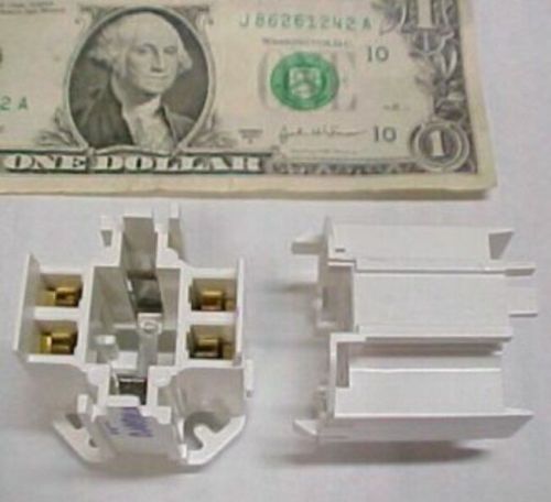 6 leviton 10mm compact fluorescent lampholders, lamp holders socket g24q3 gx24q4 for sale