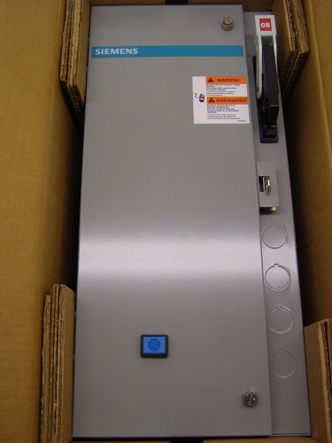 SIEMENS FUSIBLE COMBINATION STARTER / SIEMENS 17FSH92BF13 NEW IN BOX