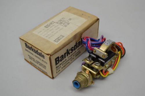 New barksdale b2s-h12 50-1200psi max 1500psi pressure switch 1/4in npt d232791 for sale