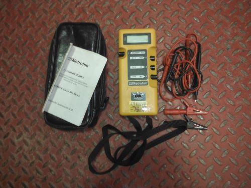 EDGCUMBE METROHM DMH251 MULTI-VOLTAGE / INSULATION RESISTANCE /CONTINUITY TESTER