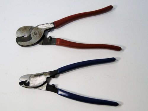 2 PC KLEIN 63050 &amp; WESTWARD CABLE CUTTER SET