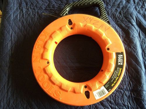 Klein Tools 56003 125&#039;-Feet Depth finder High Strength 1/8&#034; Wide Steel Fish Tape