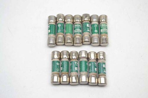 LOT 13 COOPER BUSSMANN FNQ-8 FUSETRON DUAL ELEMENT FUSE 500V-AC 8A AMP B387886