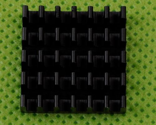 10PCS Heat Sink Black 20x20x6mm IC Heat Sink Aluminum 20*20*6MM