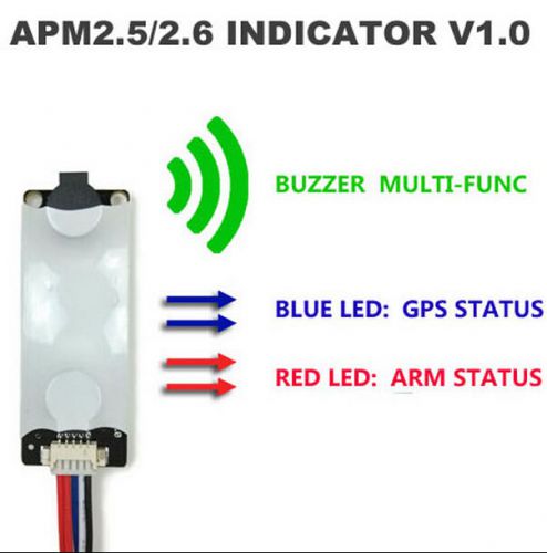 1pc apm2.6/2.5 / non four axis light indicator led&amp;buzzer indicator v1.0 for sale