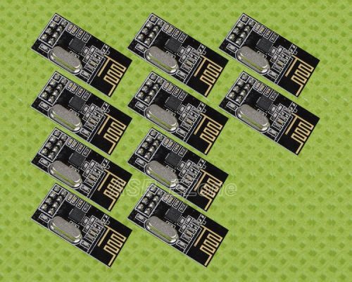 10pcs NRF24L01 + 2.4GHz Antenna Wireless Transceiver Module For Microcontroller