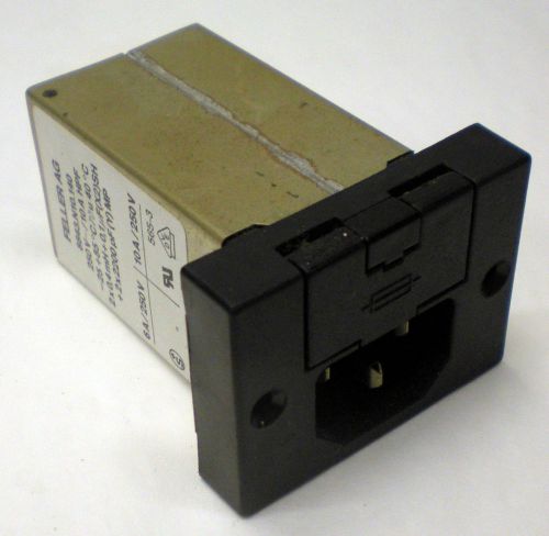 FELLER AG 8843.N10.140 6A/250V 10A/250V POWER ENTRY MODULE PLUG ASSEMBLY