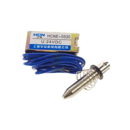 1x pull hold/release10mm stroke 0.41kg force electromagnet solenoid actuator 24v for sale