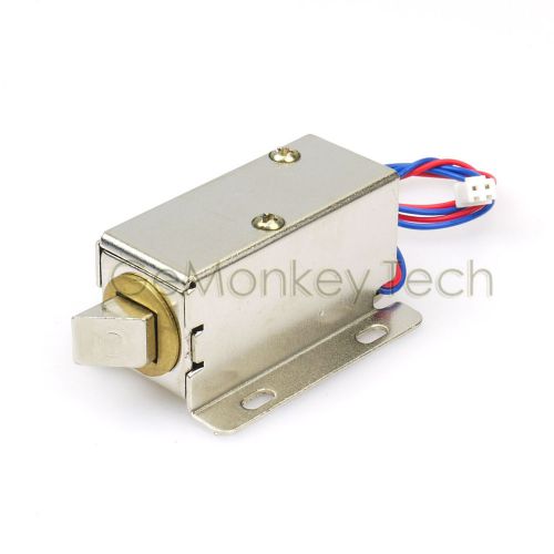 12VDC 10W 10mm Stroke Open Frame Pull Type Solenoid Electromagnet L