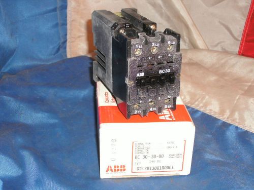 Abb contactor bc 30-30-00 24v gjl2813001r0001 15kw-380v for sale