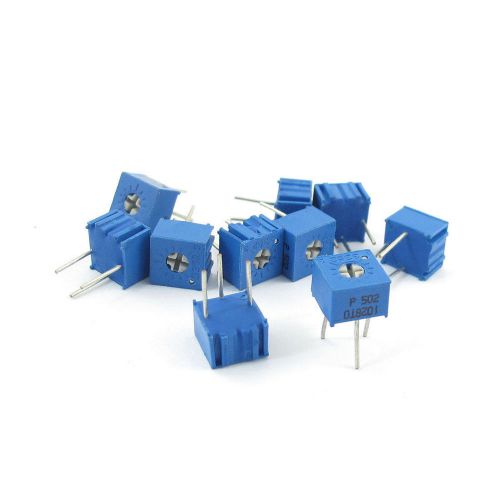 10Pcs 3362P-1-502 3362 P 5k ohm High Precision Variable Resistor Potentiometer