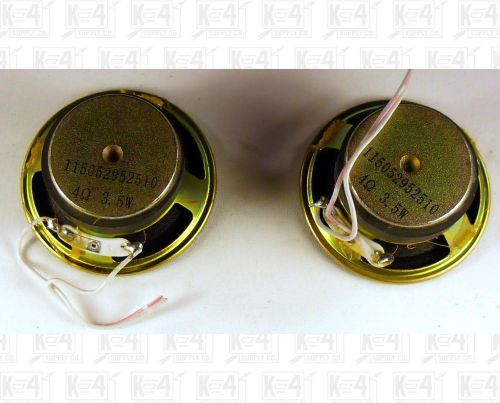 Speaker 3.5 Watt 4 Ohm 2.5 Inch Radio Speakers Pair