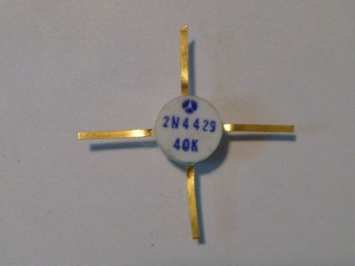 5x 2n4429 rf npn power transistor 1w hf - vhf - uhf new - gold plated ribbon for sale