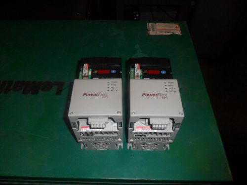 Lot of Two Allen Bradley PowerFlex 40P Motor Drives 22D-D2P3N104