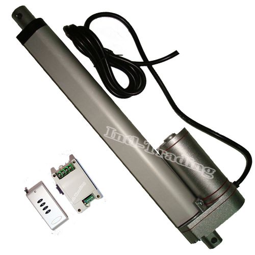 Heavy duty 12&#034; stroke linear actuator &amp;wireless remote dc 12v 330 pound max lift for sale