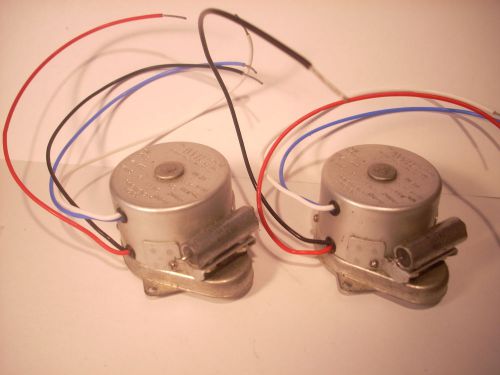 2 EA A.W. HAYDON CO. SYNCHRONOUS MOTORS, P/N 24100-150-13