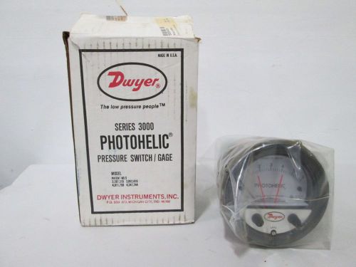 NEW DWYER 3006 PRESSURE SWITCH 0-6IN-H2O 4 IN 1/8 IN NPT GAUGE D280086