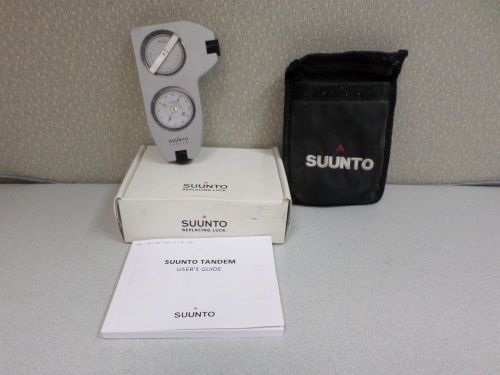 SUUNTO Tandem Precision Compass &amp; Clinometer With Case &amp; Manual