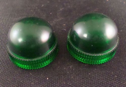 HONEYWELL 2G14 LENS CAP GREEN FOR INDICATING LIGHT - LOT of 2 - NOS