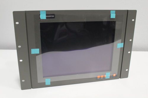 New Axiomtek 15&#034; P6153PG-24VDC-V Touchscreen Monitor Operator Interface TFT