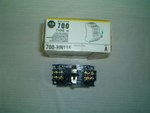 ALLEN-BRADLEY 700-HN116 RELAY SOCKET 10A 250 VAC Series A 8 blade