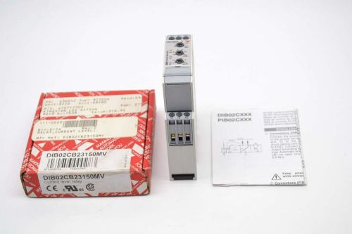 NEW CARLO GAVAZZI DIB02CB23150MV CURRENT LEVEL 115/230V-AC 3VA RELAY B442017