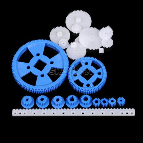 23 styles plastic gears rack m0.5 robotic car trucks model toy shaft diy part for sale