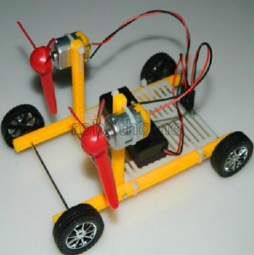 Wind Power Car Educational Hobby Robot Puzzle IQ Gadget DIY Car