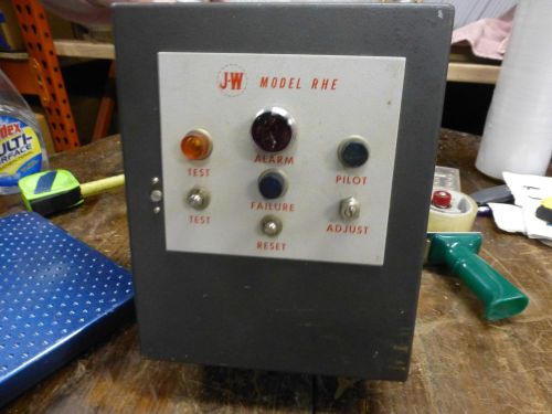 combustible natural gas alarm JW model RHE alarm point .2 12VDC Johnson Williams