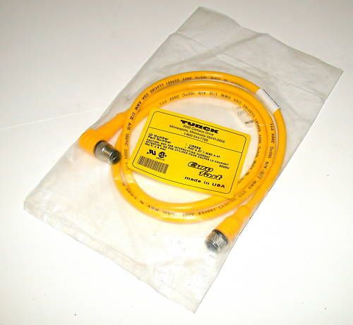 7 TURCK MICRO CORDSETS 4 WIRE 1M MODEL RKC44T1WSC44T