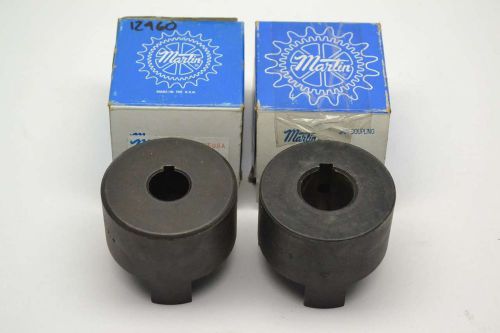 LOT 2 MARTIN ASSORTED ML100 1 ML100 3/4 1IN 3/4IN BORE JAW COUPLING HUB B400150