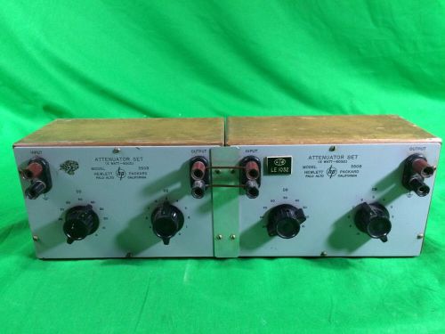 Lot Of 2 HP 350B Attenuator Sets (5 WATT-600)