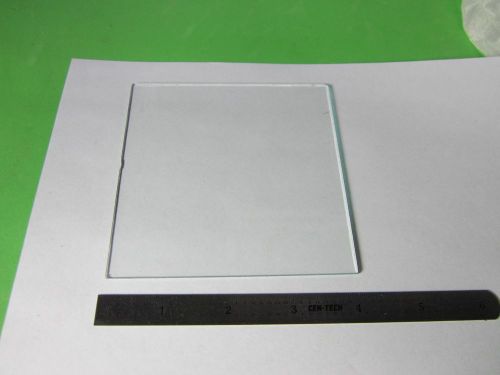 OPTICAL 4&#034;x4&#034; GLASS HOYA PLATE LASER OPTICS BIN #32-95-03