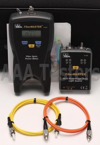 Ideal FiberMASTER 33-931 SM MM Fiber Optic Loss Test Set 33-927 33-929