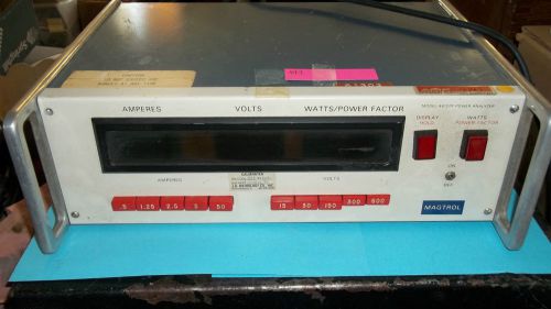 Magtrol model 4612 PF 4612PF Power Analyzer  (N5)