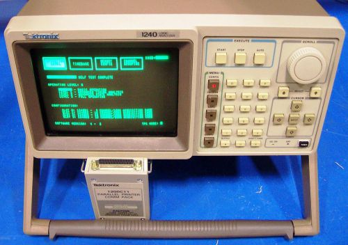 Tektronix 1240 logic analyzer mainframe mono used no probes or manual for sale