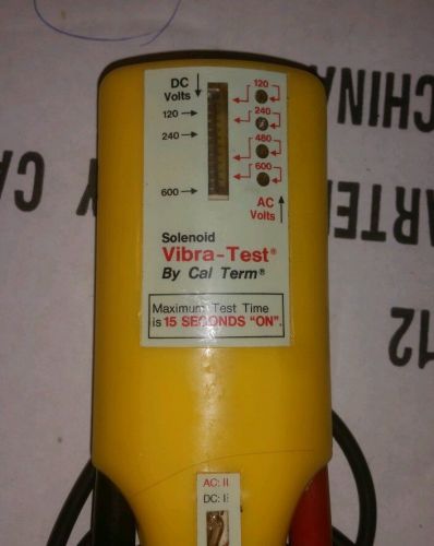 Solenoid vibra tester